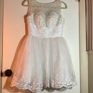White Homecoming Dress